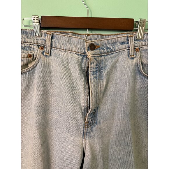 Levis 550 Relaxed Fit Tapered Leg Light Wash Denim Jeans 16 Regular L Women - Picture 2 of 8